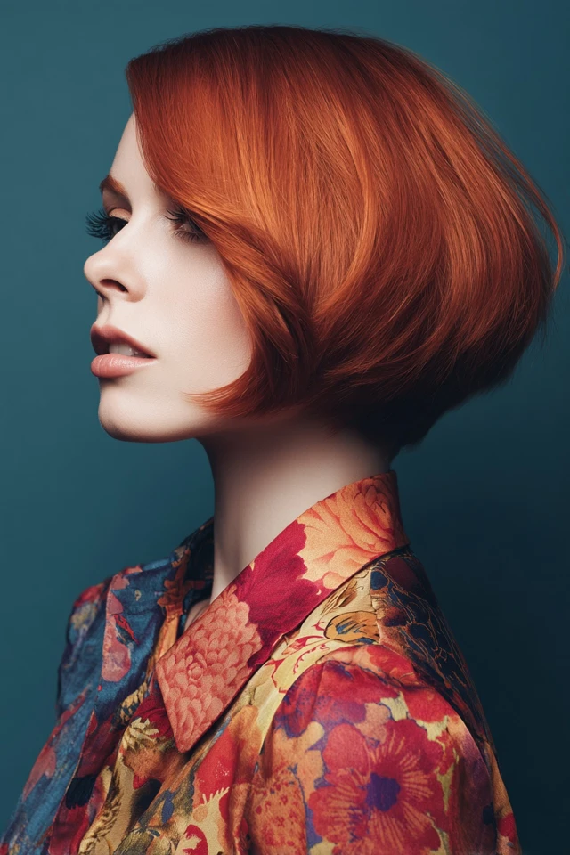 Medium One-Length Haircut Clean - photo 2