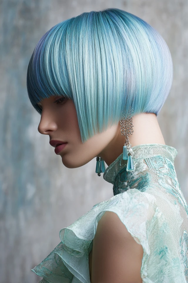 Upper-Back Haircut Sleek Lines - photo 2