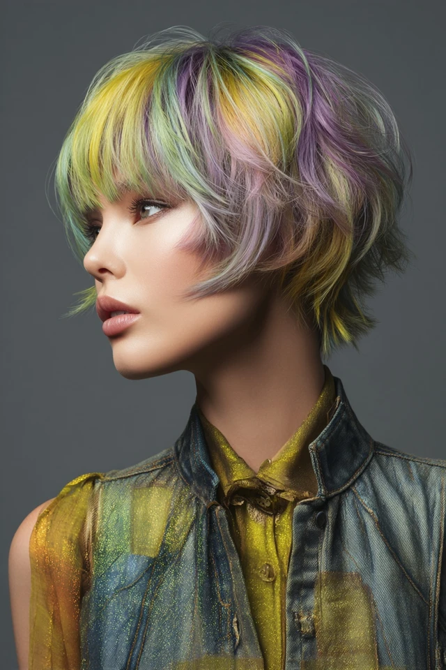 Medium Shag Haircut Texture - photo 2