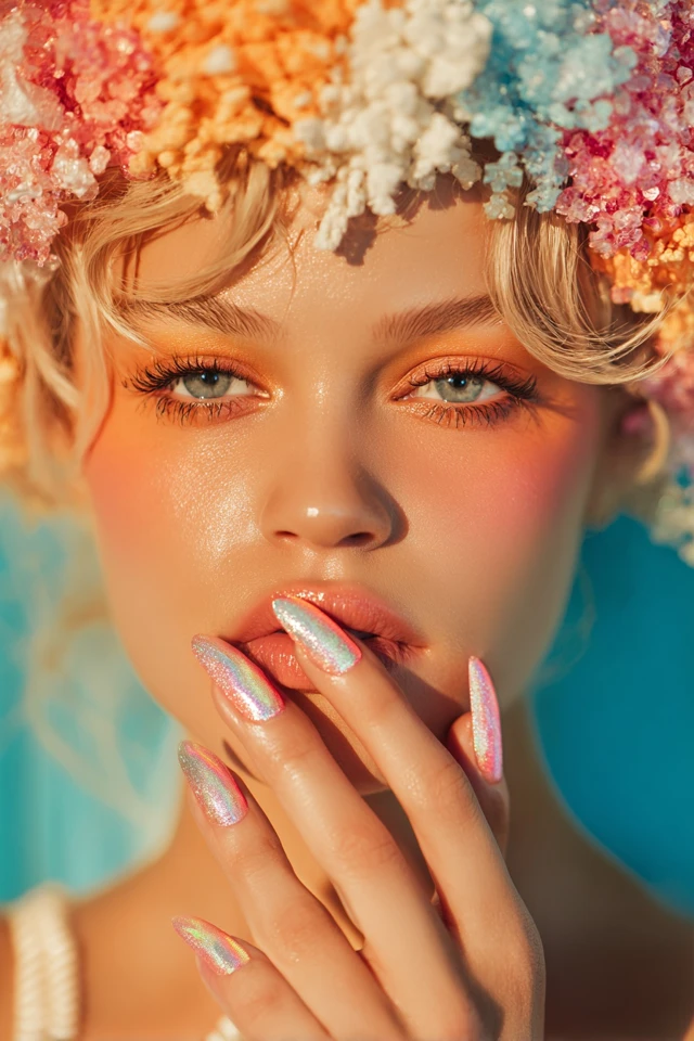 Sunset Summer Elegance Nails - photo 2