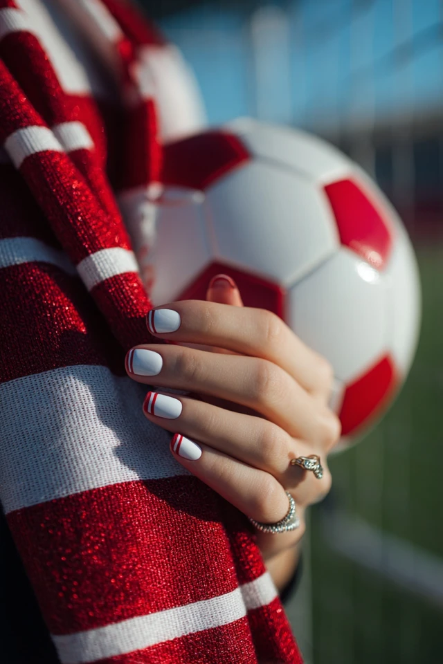 Soccer Match Nails Inspiration - photo 2
