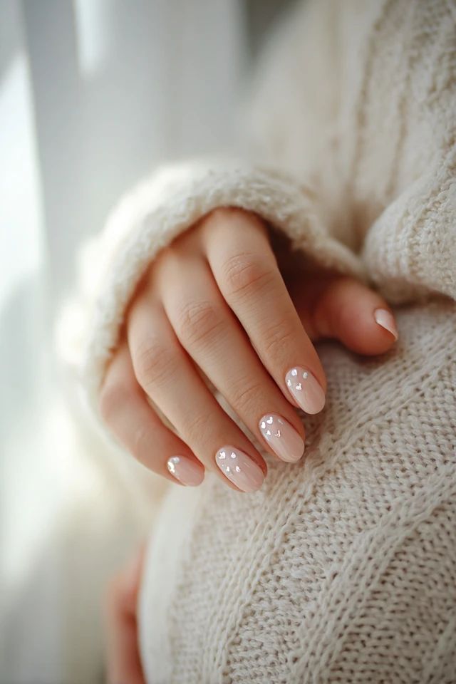 Maternity Shoot Nails Inspiration - photo 3