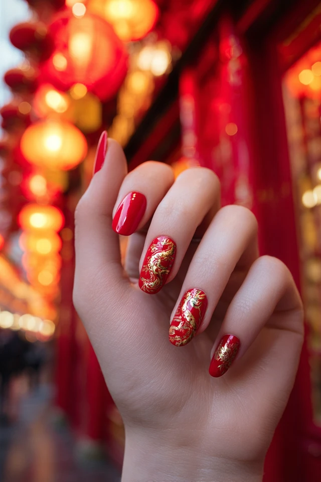 Chinese New Year Nails Inspiration