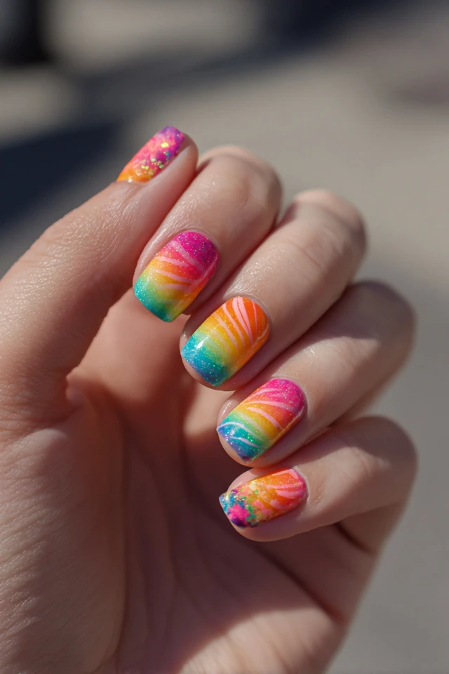 Carnival Parade Nails Inspiration