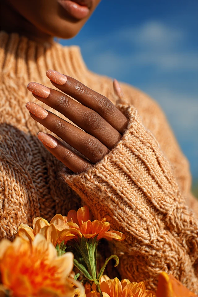Sweater Fall Glow Nails - photo 3