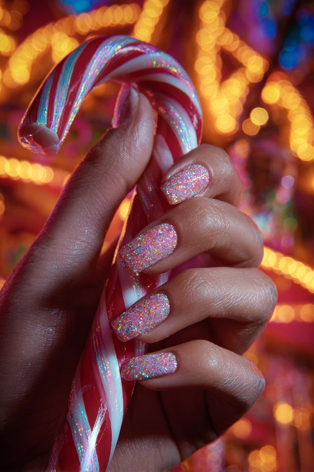 Glitter Guy Fawkes Night Mani - photo 3