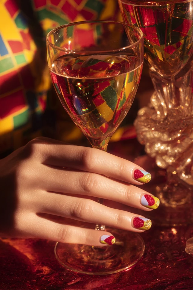 Glam Sibling Day Mani - photo 3