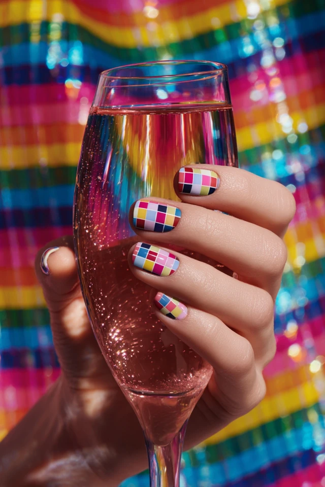 Festive International Literacy Day Vibes Nails - photo 3