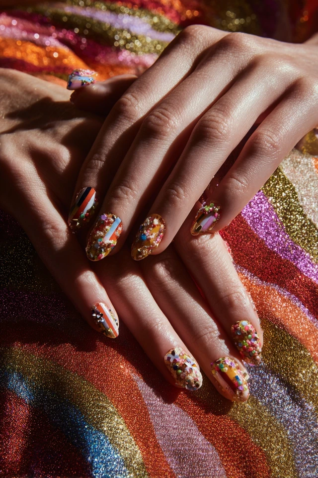 Chic Flag Day Nails - photo 2