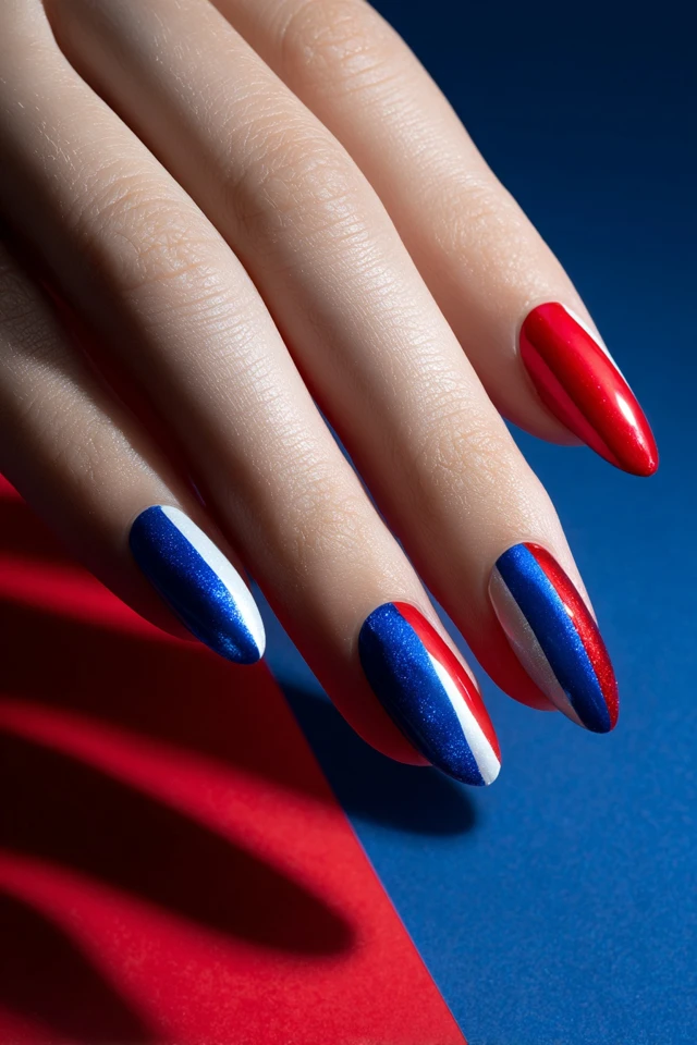 Celebration Canada Day Nails - photo 3