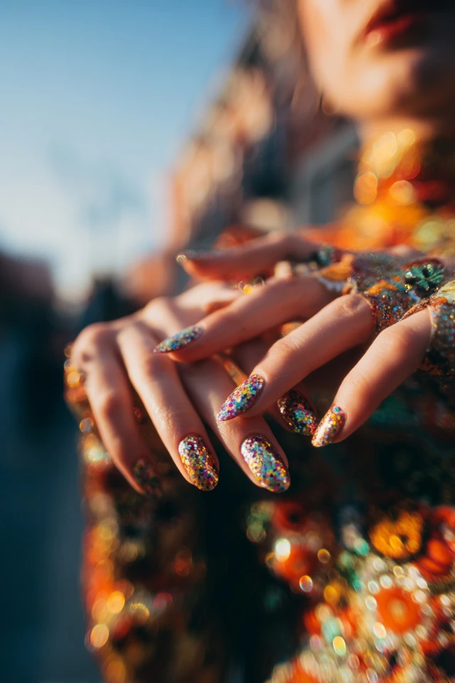 Celebration World Music Day Design Nails - photo 3
