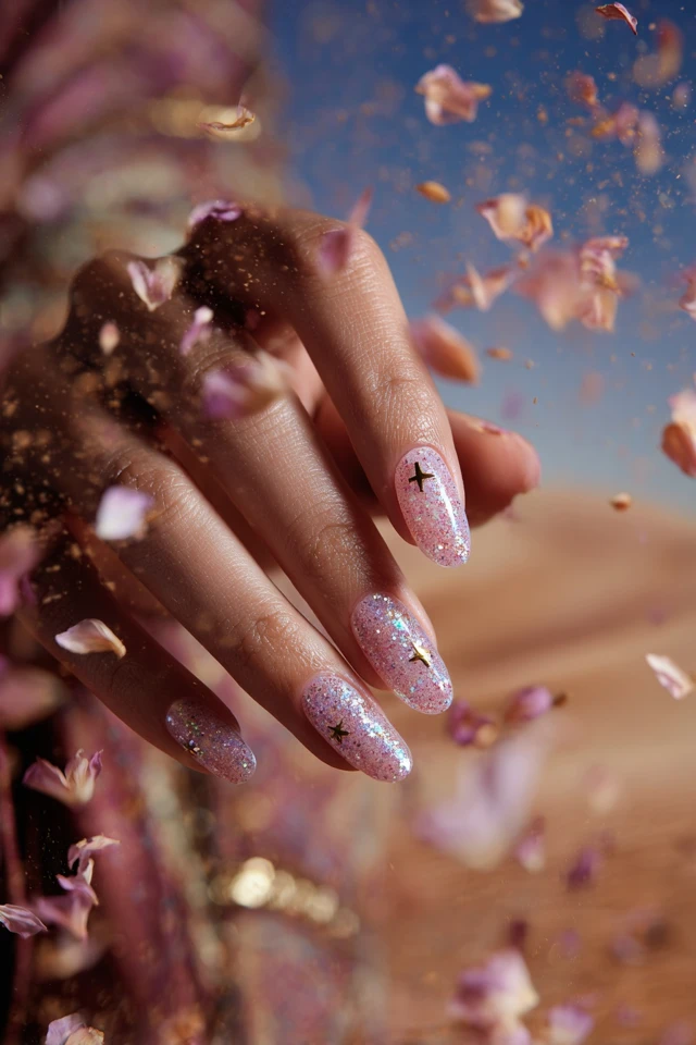 Sparkle Pi Day Mani - photo 3