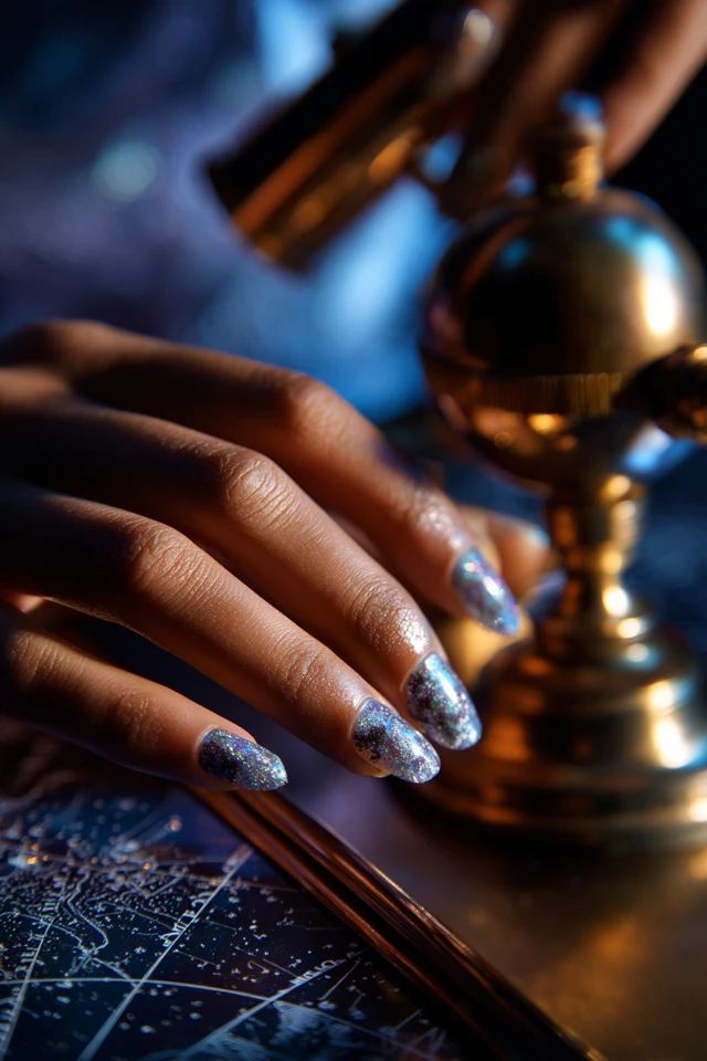 Celestial Press-On Glam Nails - photo 3