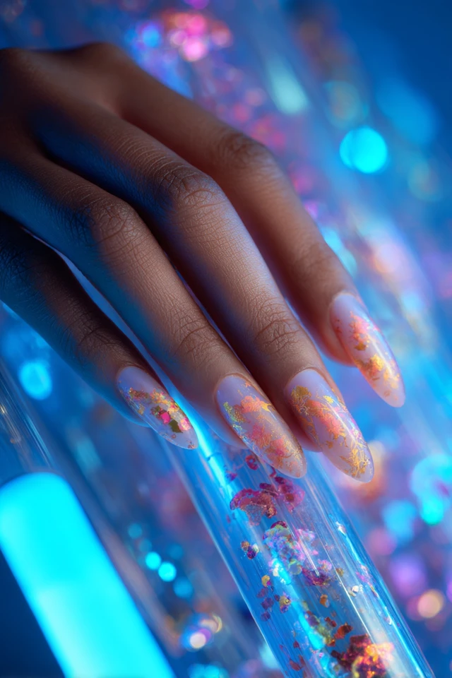 Epic Smoke Effect Design Nails - photo 3