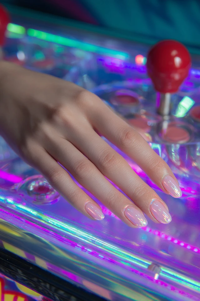 Prismatic Jelly Design Nails - photo 3