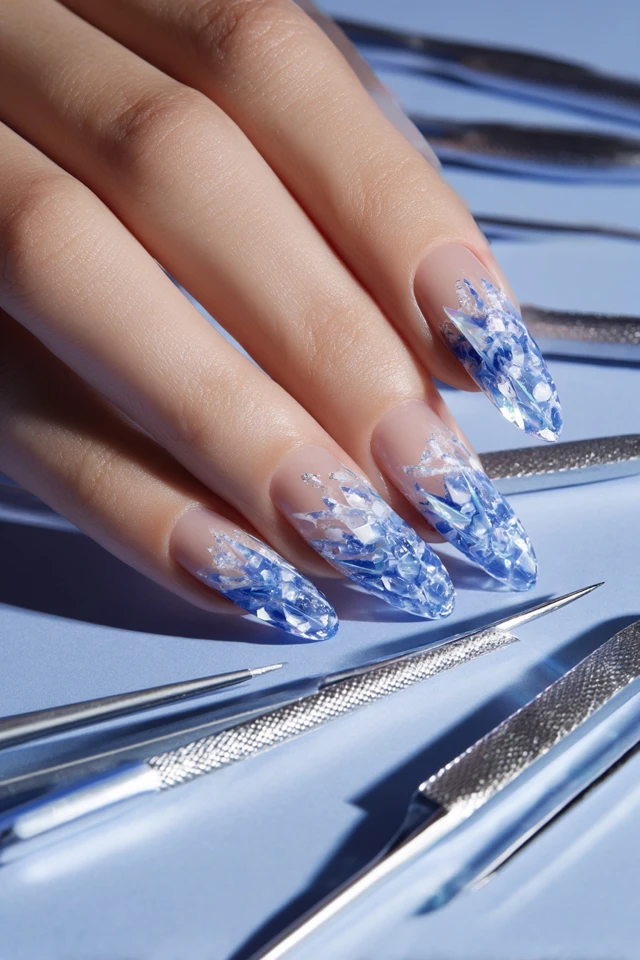 Crystal E-file Carving Mani - photo 2