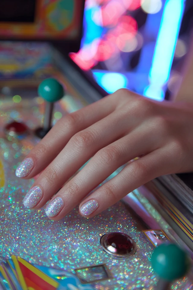 Prismatic Confetti Glitter Mani - photo 3