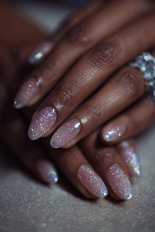 Glittering Ombre Airbrush Artistry Nails - photo 3