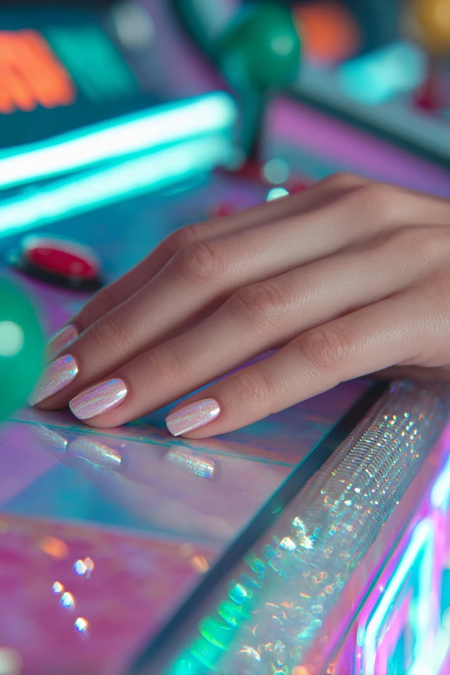 Spectrum Matte Chrome Nails - photo 3