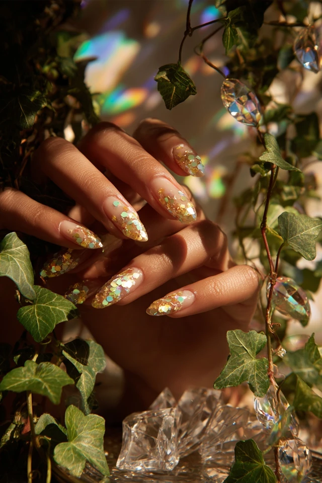 Opulent Sequin Cluster Glam Nails - photo 2