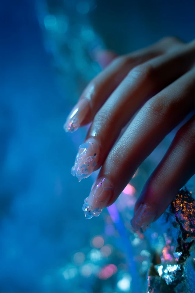 Epic Smoke Effect Vision Nails - photo 2