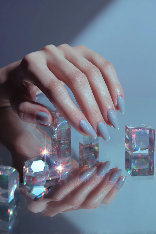 Crystal BIAB Design Nails - photo 3