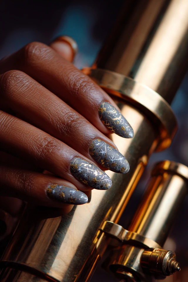 Galactic Stamping Art Vision Nails - photo 3