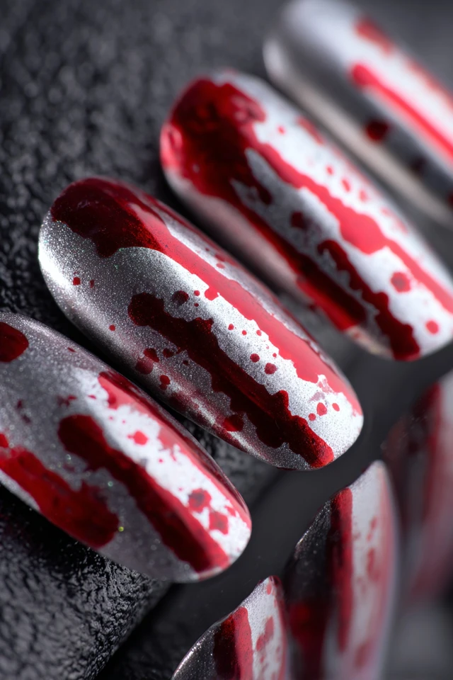 Mystery Noir Look Nails - photo 3