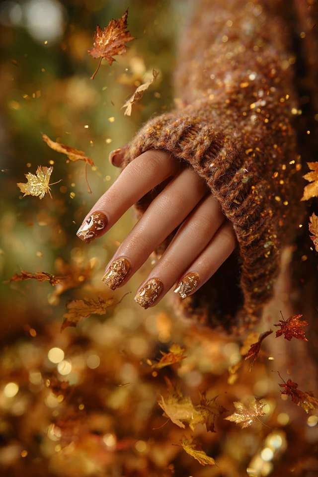 Sweater Autumn Whisper Nails - photo 2