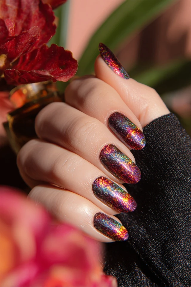 Sultry Smoke Palette Nails - photo 2