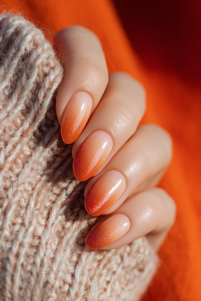 Desert Sunset Design Nails - photo 3