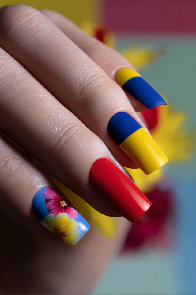 Color-Block Vibe Nails - photo 3