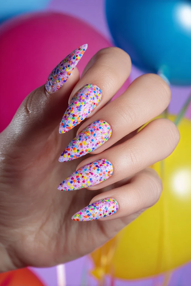 Confetti Party Palette Nails - photo 2