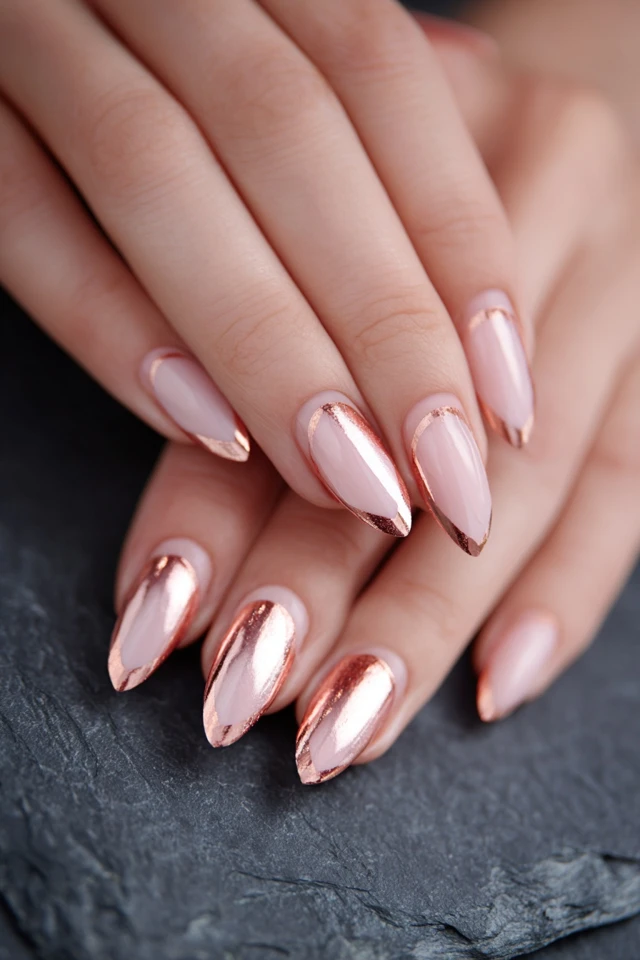 Glam Arrow Split Silhouette Nails - photo 3