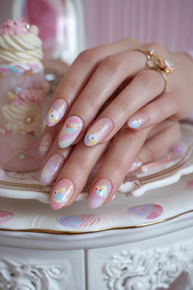 Artful Duck Design Nails
