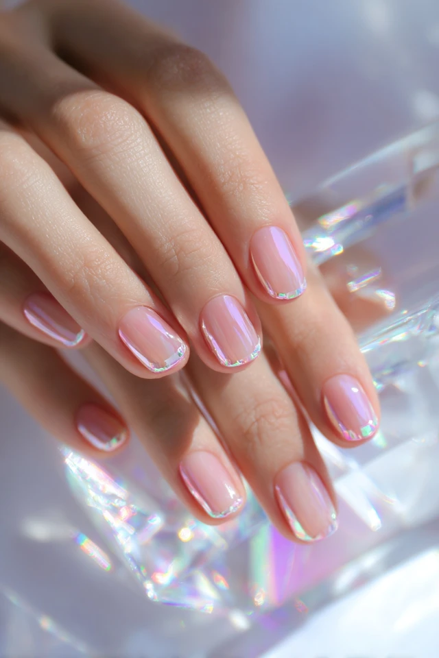 Prismatic Contour Edge Geometry Nails - photo 3