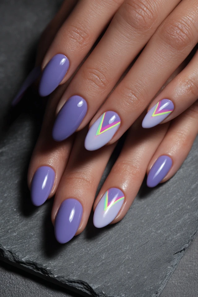 Sleek Arrowhead Artistry Nails - photo 3