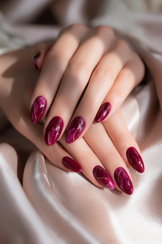 Dramatic Soft Petal Design Nails - photo 3