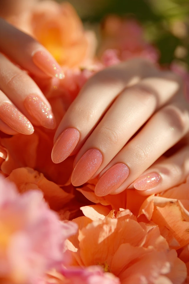 Striking Soft Petal Silhouette Nails - photo 3
