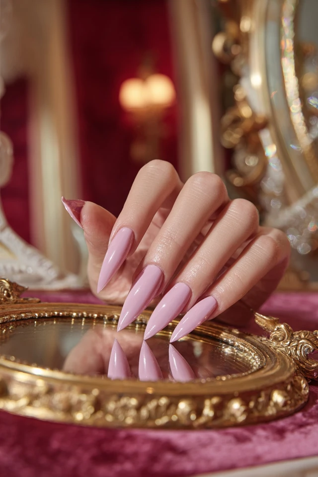 Dramatic Steep Stiletto Artistry Nails - photo 2
