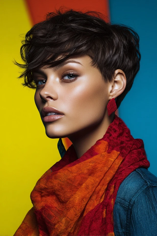 Short Layered Fringe Haircut - photo 3