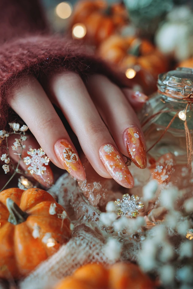 Foliage Fall Vibes Nails - photo 3
