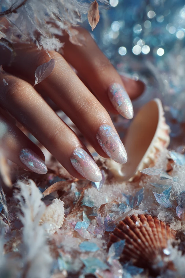 Frost Winter Charm Nails