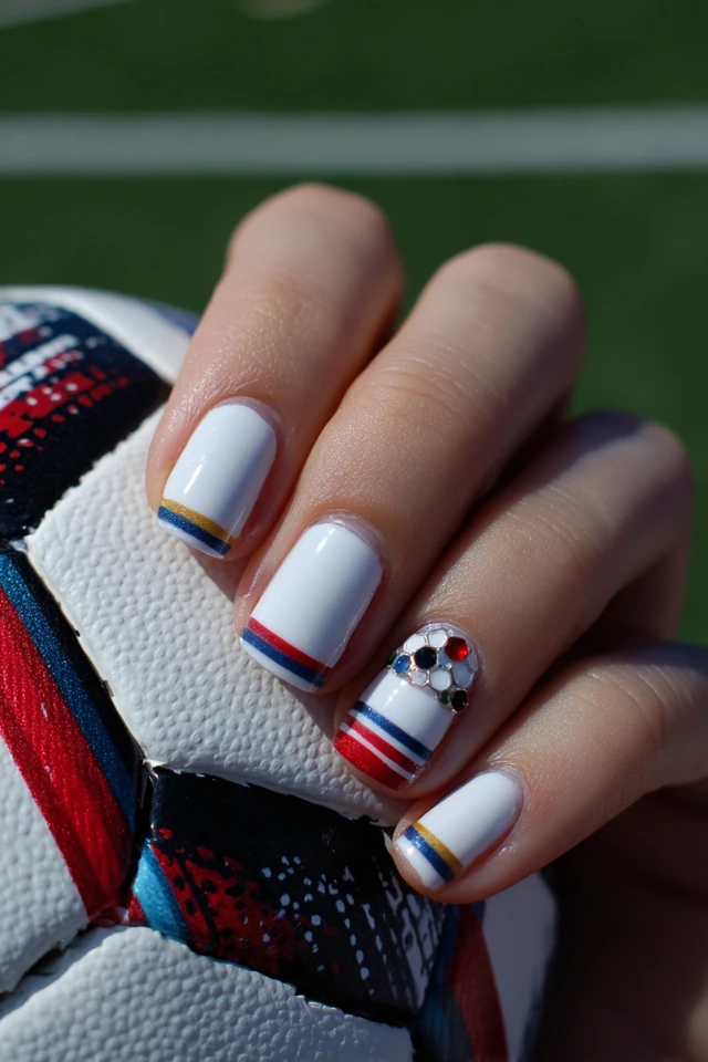 Soccer Match Nails Inspiration - photo 3