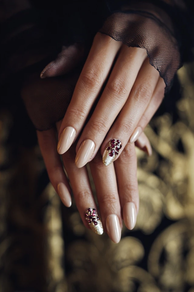 Black Tie Ball Nails Inspiration - photo 3