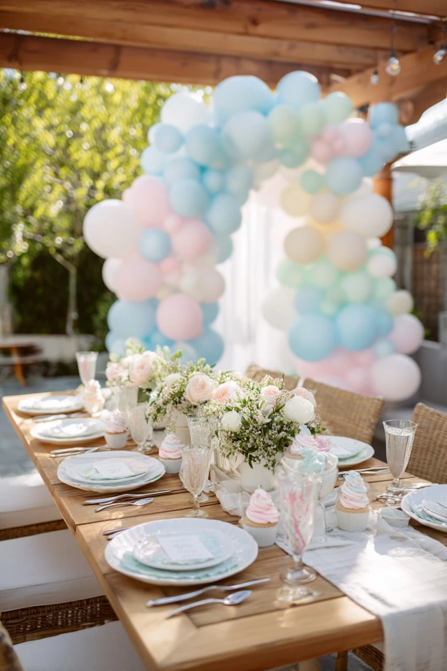 Baby Gender Reveal Nails Inspiration - photo 3