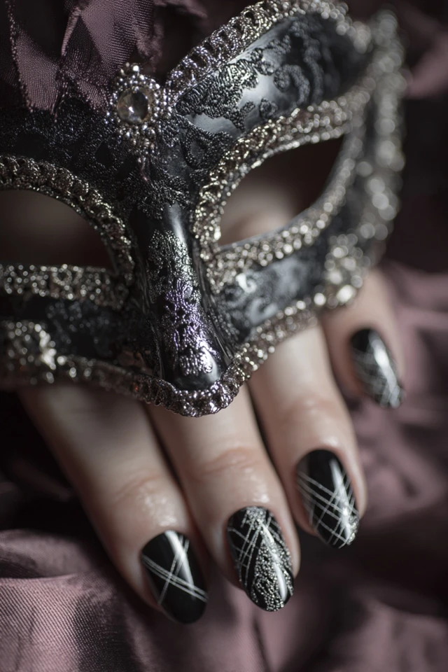 Masquerade Ball Nails Inspiration - photo 3