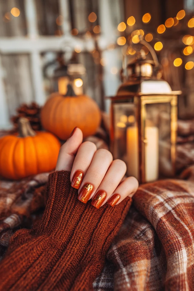 Thanksgiving Dinner Nails Inspiration - photo 2