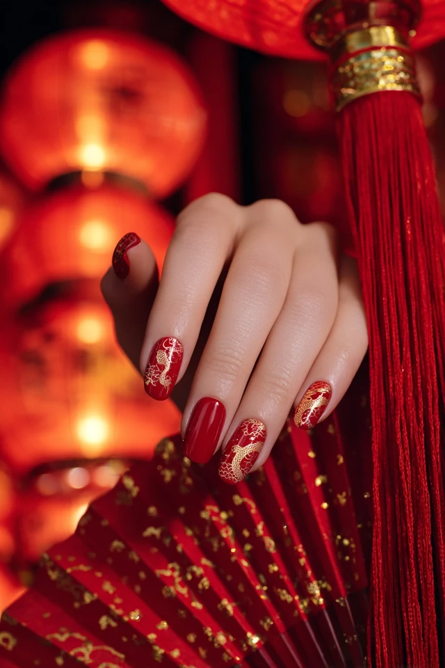 Chinese New Year Nails Inspiration - photo 4