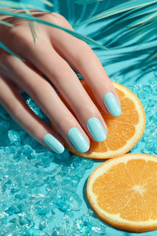 Sunset Summer Palette Nails - photo 4